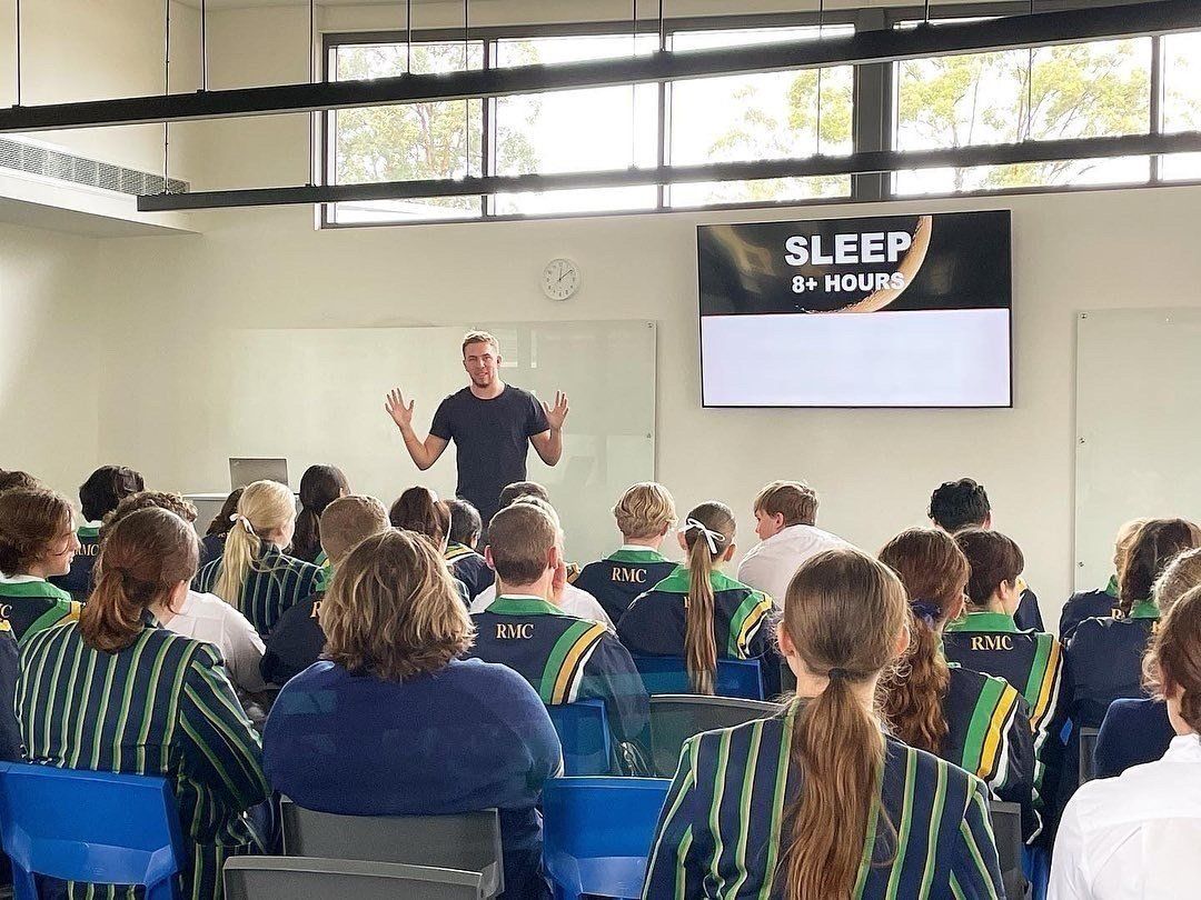 Students at a breakingFree presentation